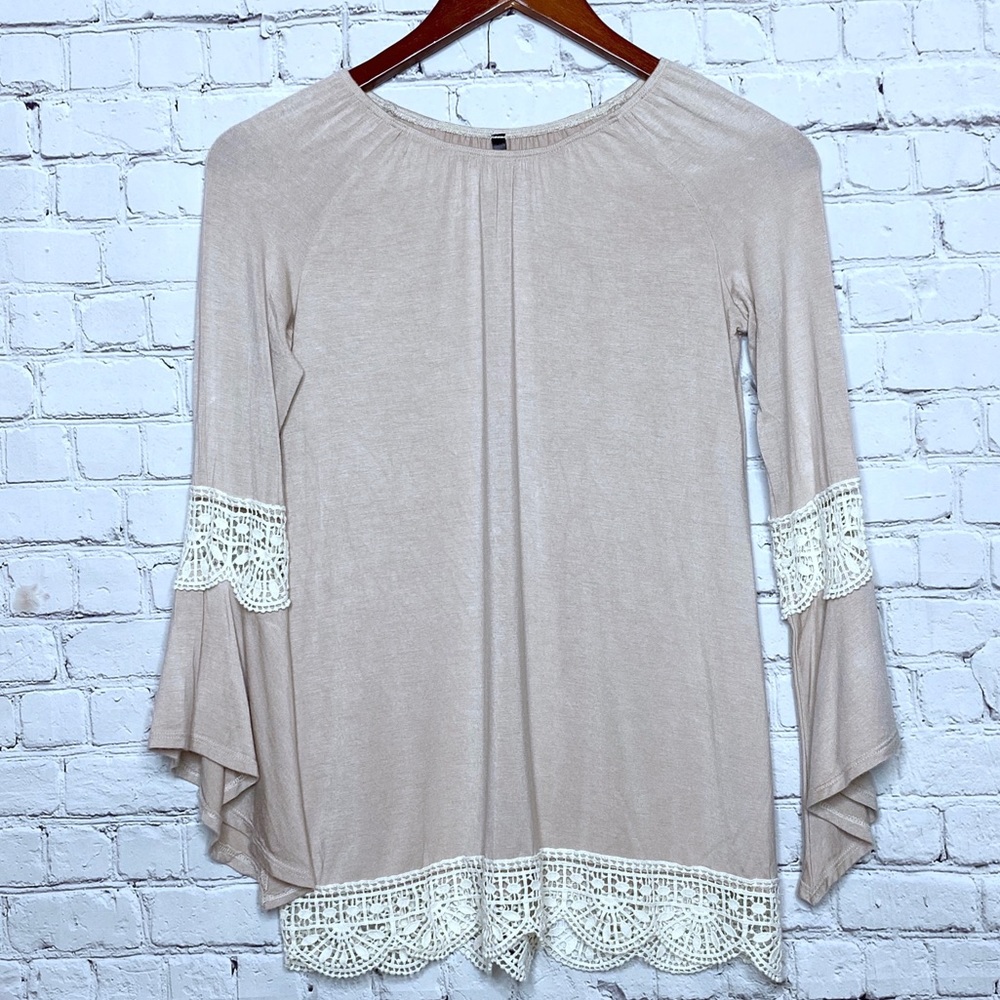 Solus Blush Pink Long Sleeve Top size Youth Large